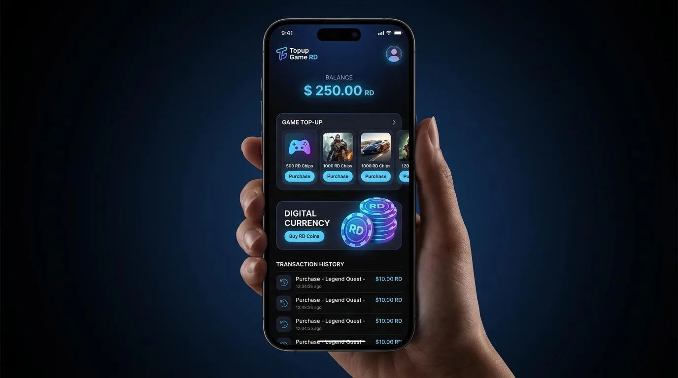 Pemain Royal Dream topup via QRIS di Top Up RD Official ID